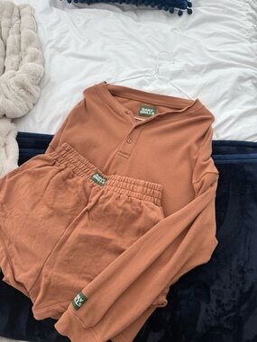 Daily Drills Brown Lounge Shorts